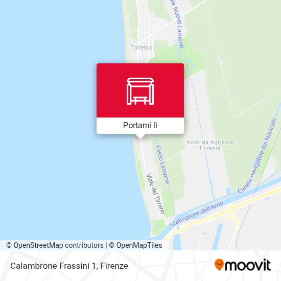 Mappa Calambrone Frassini 1
