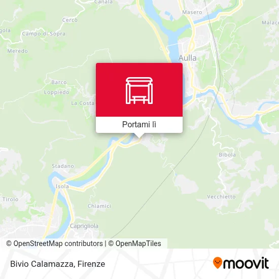 Mappa Bivio Calamazza