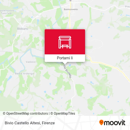 Mappa Bivio Castello Altesi