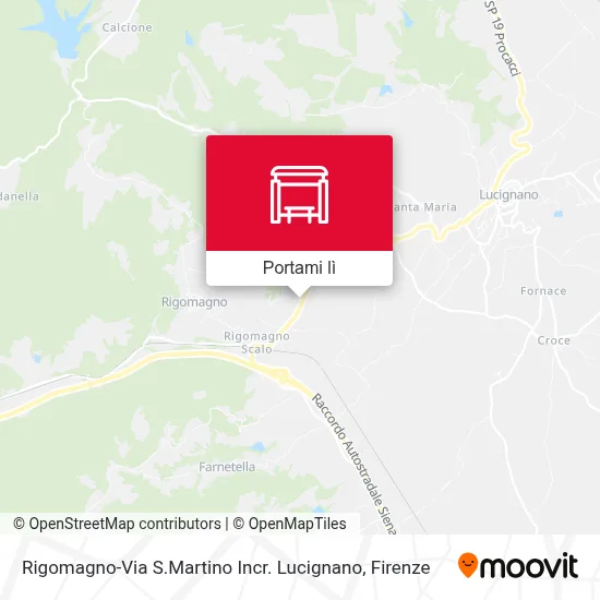 Mappa Rigomagno-Via S.Martino Incr. Lucignano