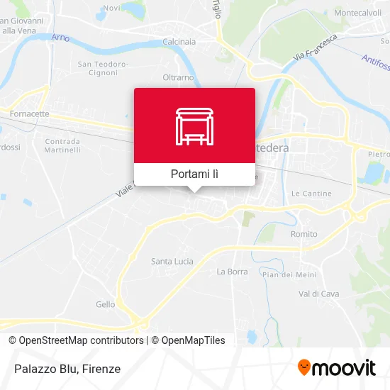 Mappa Palazzo Blu