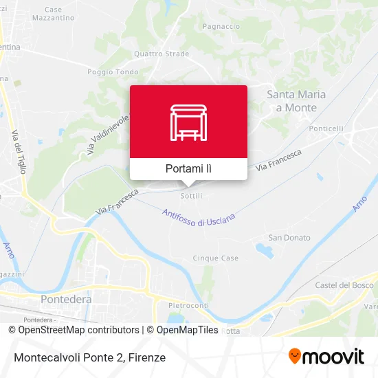 Mappa Montecalvoli Ponte 2
