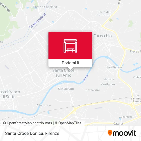 Mappa Santa Croce Donica