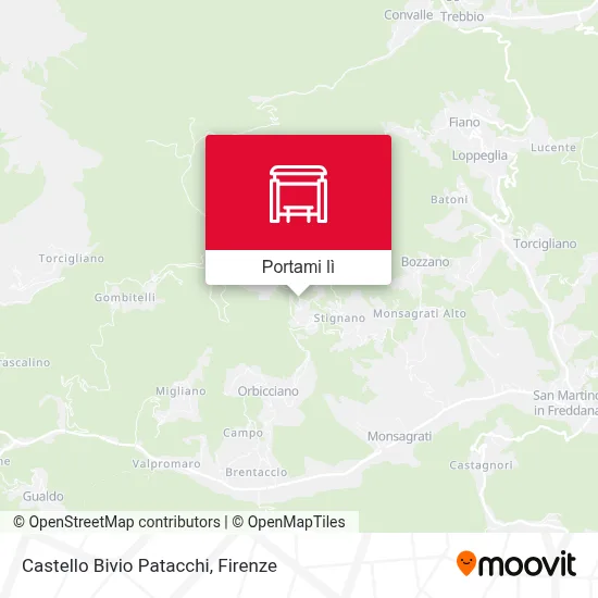 Mappa Castello Bivio Patacchi