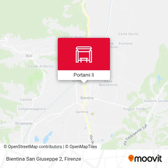 Mappa Bientina San Giuseppe 2