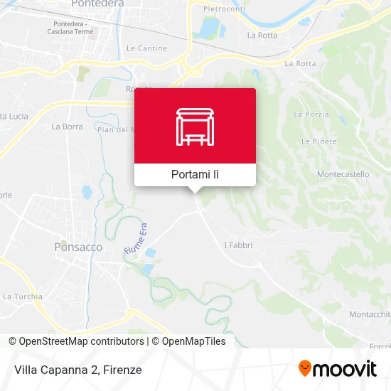 Mappa Villa Capanna 2