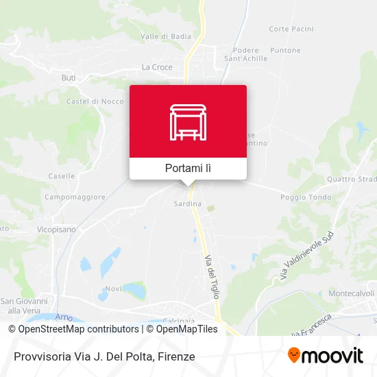 Mappa Provvisoria Via J. Del Polta