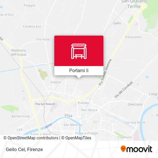 Mappa Gello Cei