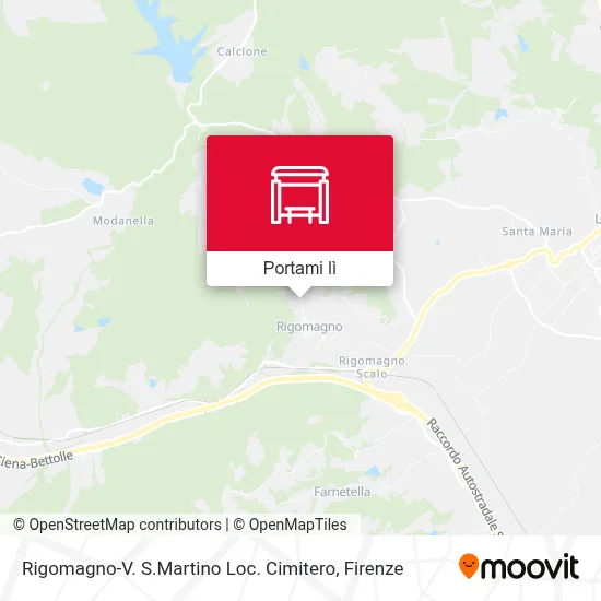 Mappa Rigomagno-V. S.Martino Loc. Cimitero