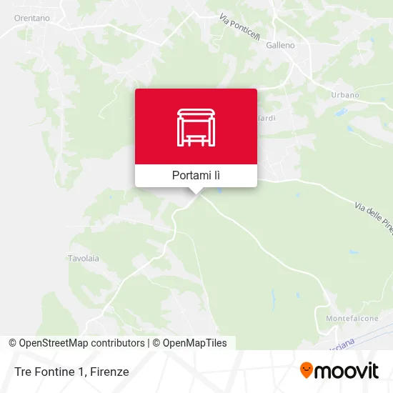 Mappa Tre Fontine 1