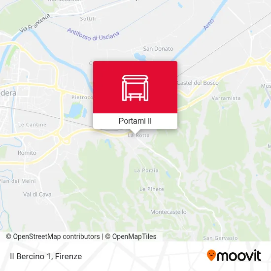 Mappa Il Bercino 1