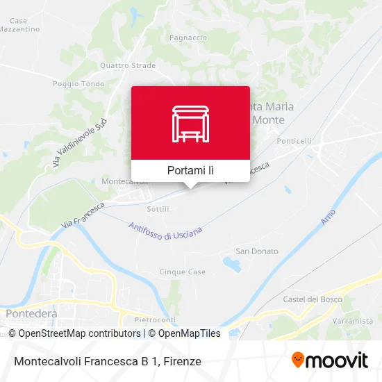 Mappa Montecalvoli Francesca B 1