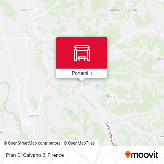 Mappa Pian Di Calvano 2