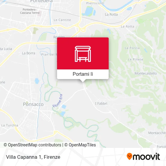 Mappa Villa Capanna 1