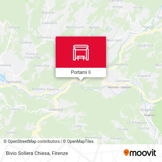 Mappa Bivio Soliera Chiesa