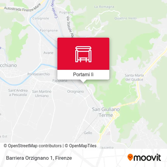 Mappa Barriera Orzignano 1