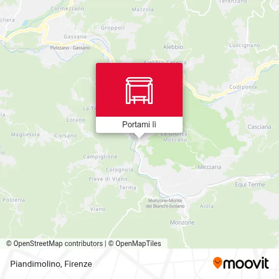 Mappa Piandimolino