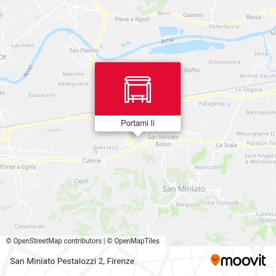 Mappa San Miniato Pestalozzi 2