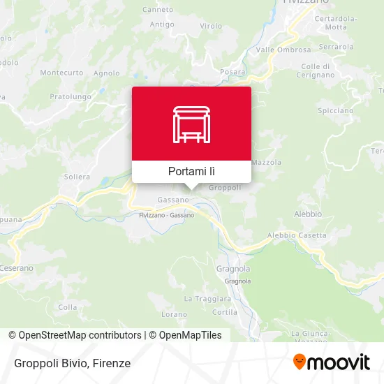 Mappa Groppoli Bivio