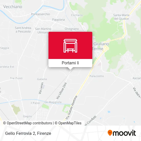 Mappa Gello Ferrovia 2