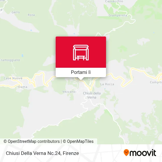Mappa Chiusi Della Verna Nc.24