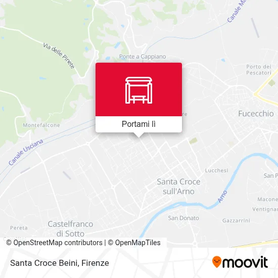 Mappa Santa Croce Beini