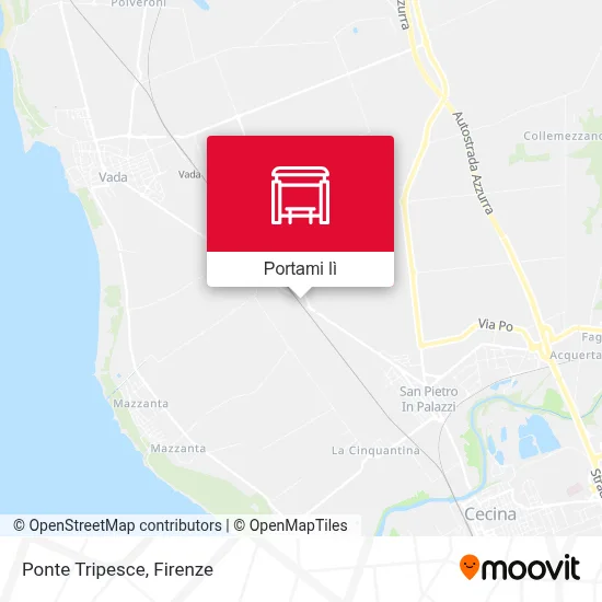 Mappa Ponte Tripesce