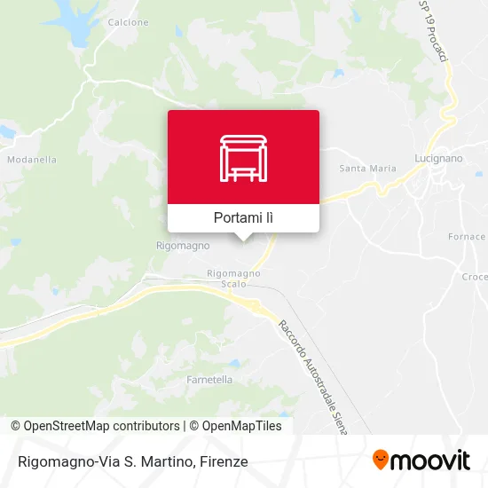 Mappa Rigomagno-Via S. Martino