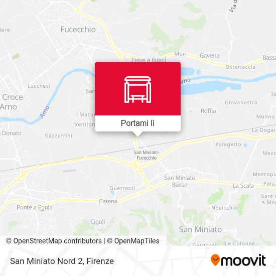 Mappa San Miniato Nord 2