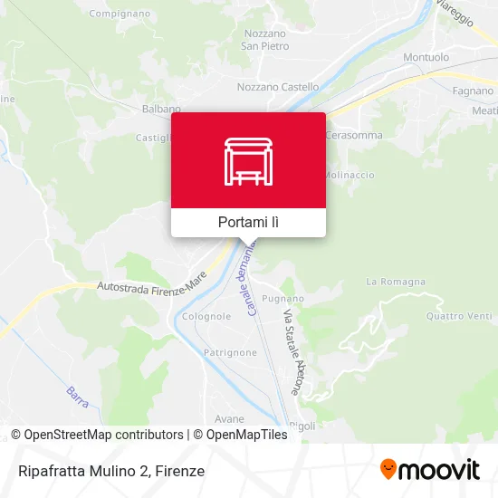 Mappa Ripafratta Mulino 2
