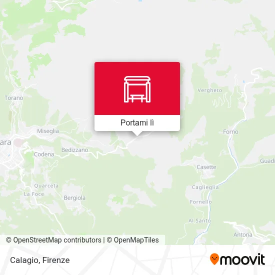 Mappa Calagio