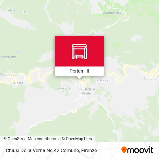 Mappa Chiusi Della Verna Nc.42 Comune
