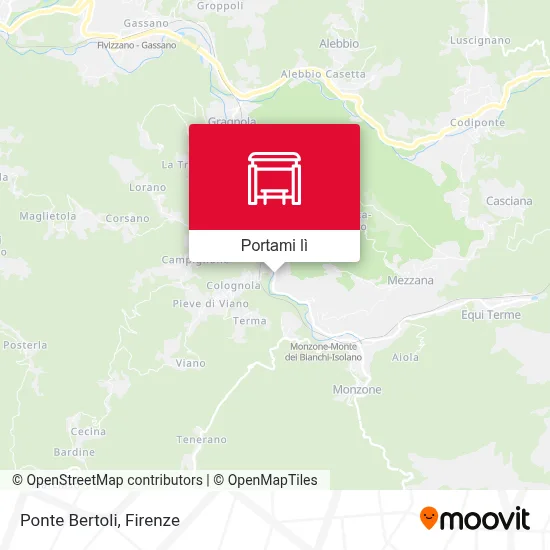 Mappa Ponte Bertoli