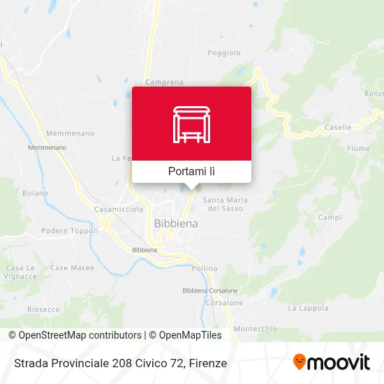 Mappa Strada Provinciale 208 Civico 72