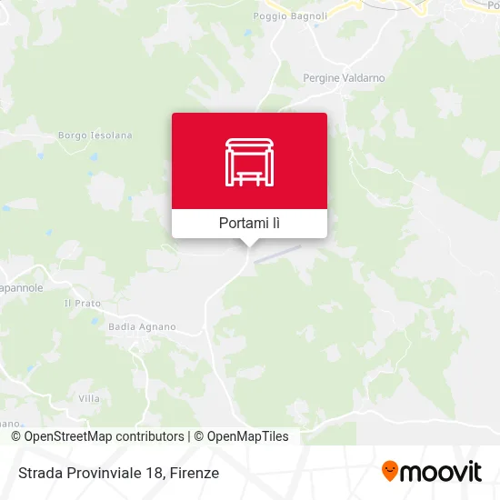 Mappa Strada  Provinviale 18