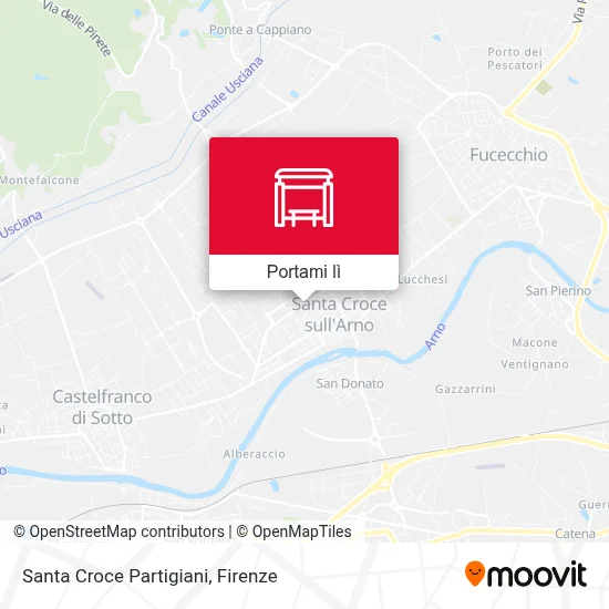 Mappa Santa Croce Partigiani