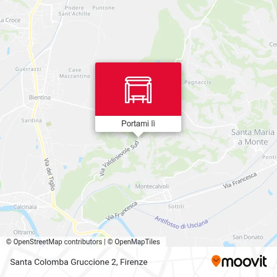 Mappa Santa Colomba Gruccione 2