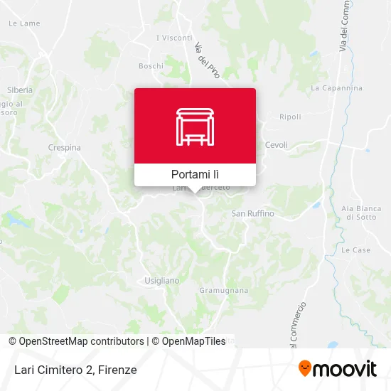 Mappa Lari Cimitero 2
