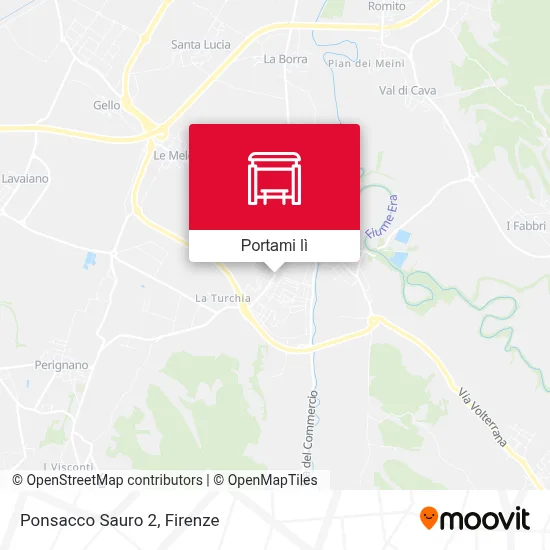 Mappa Ponsacco Sauro 2