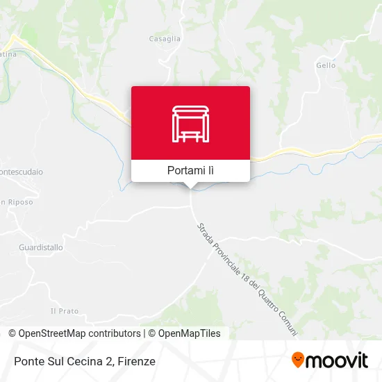Mappa Ponte Sul Cecina 2