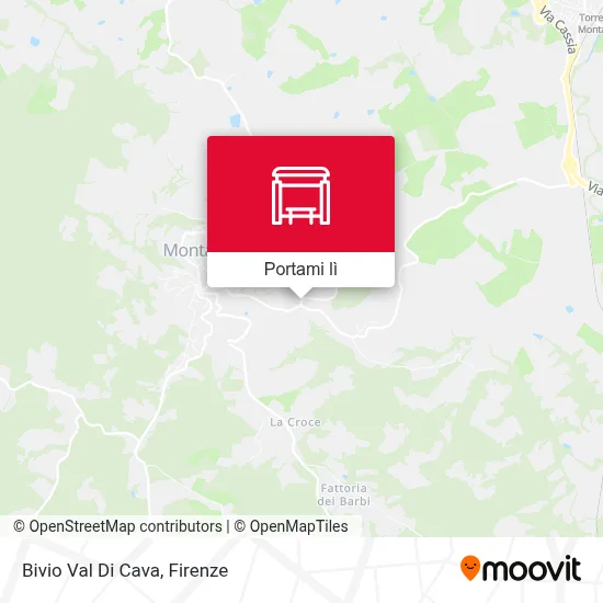 Mappa Bivio Val Di Cava
