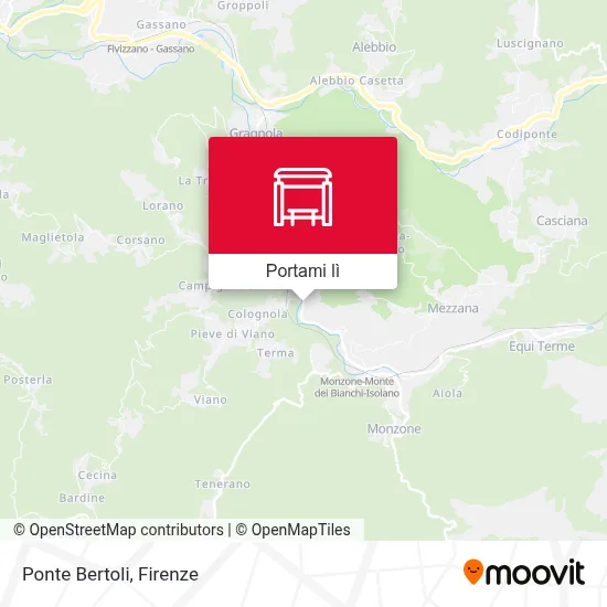 Mappa Ponte Bertoli