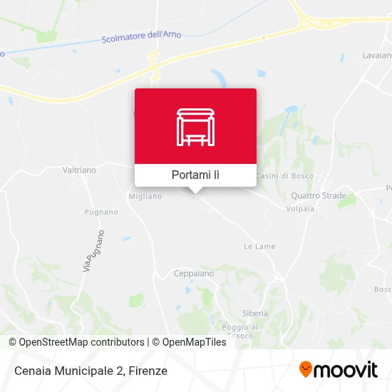 Mappa Cenaia Municipale 2