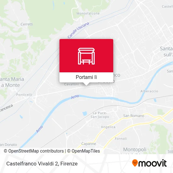 Mappa Castelfranco Vivaldi 2
