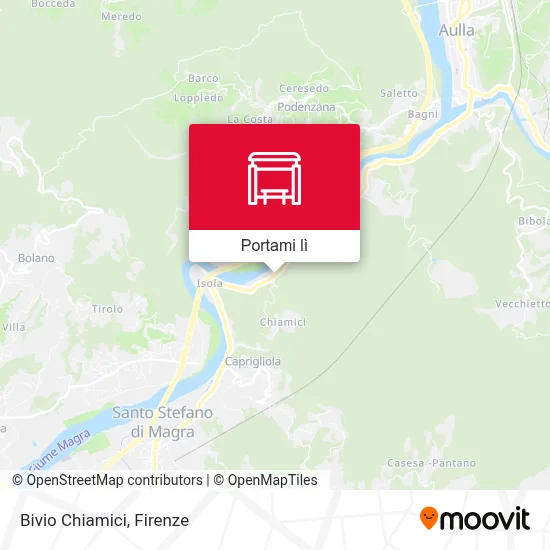 Mappa Bivio Chiamici