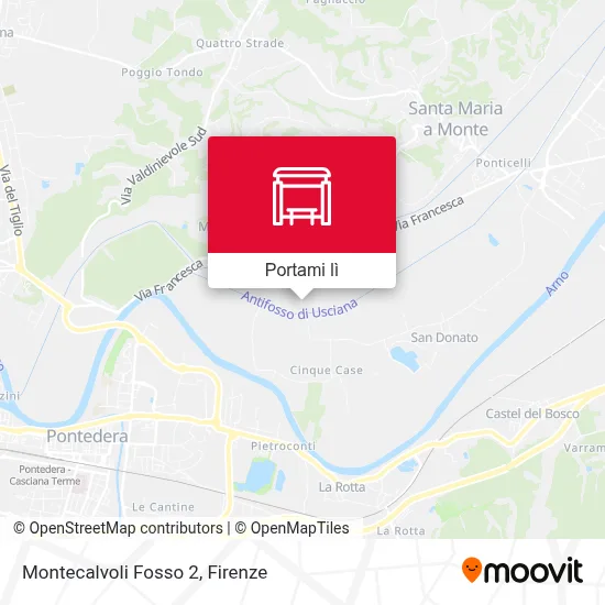 Mappa Montecalvoli Fosso 2