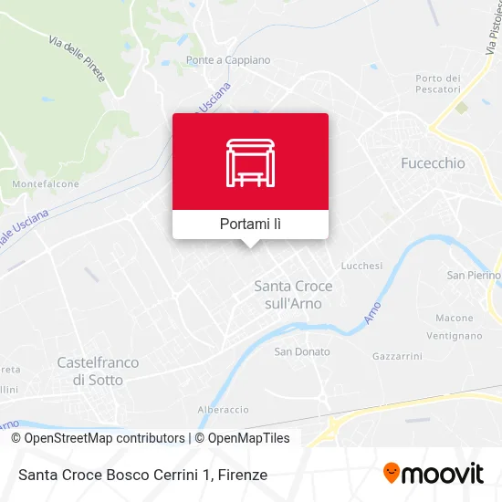 Mappa Santa Croce Bosco Cerrini 1