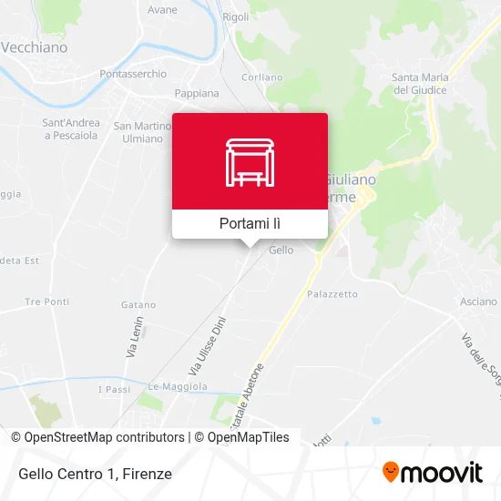 Mappa Gello Centro 1