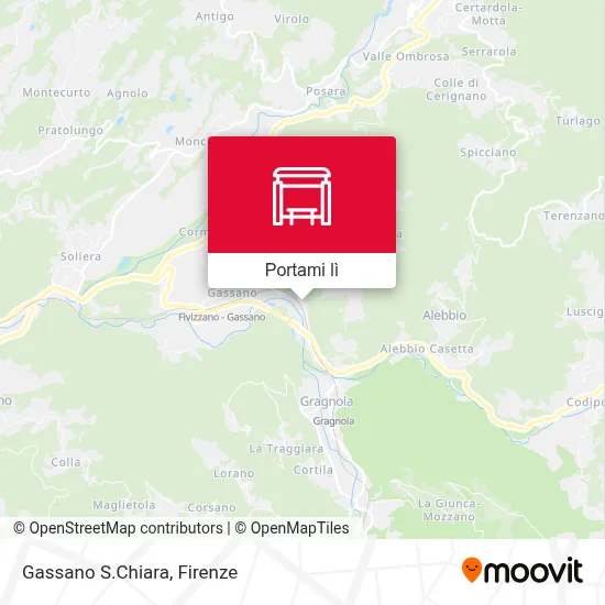 Mappa Gassano S.Chiara