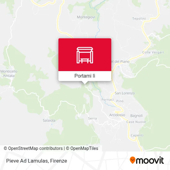 Mappa Pieve Ad Lamulas